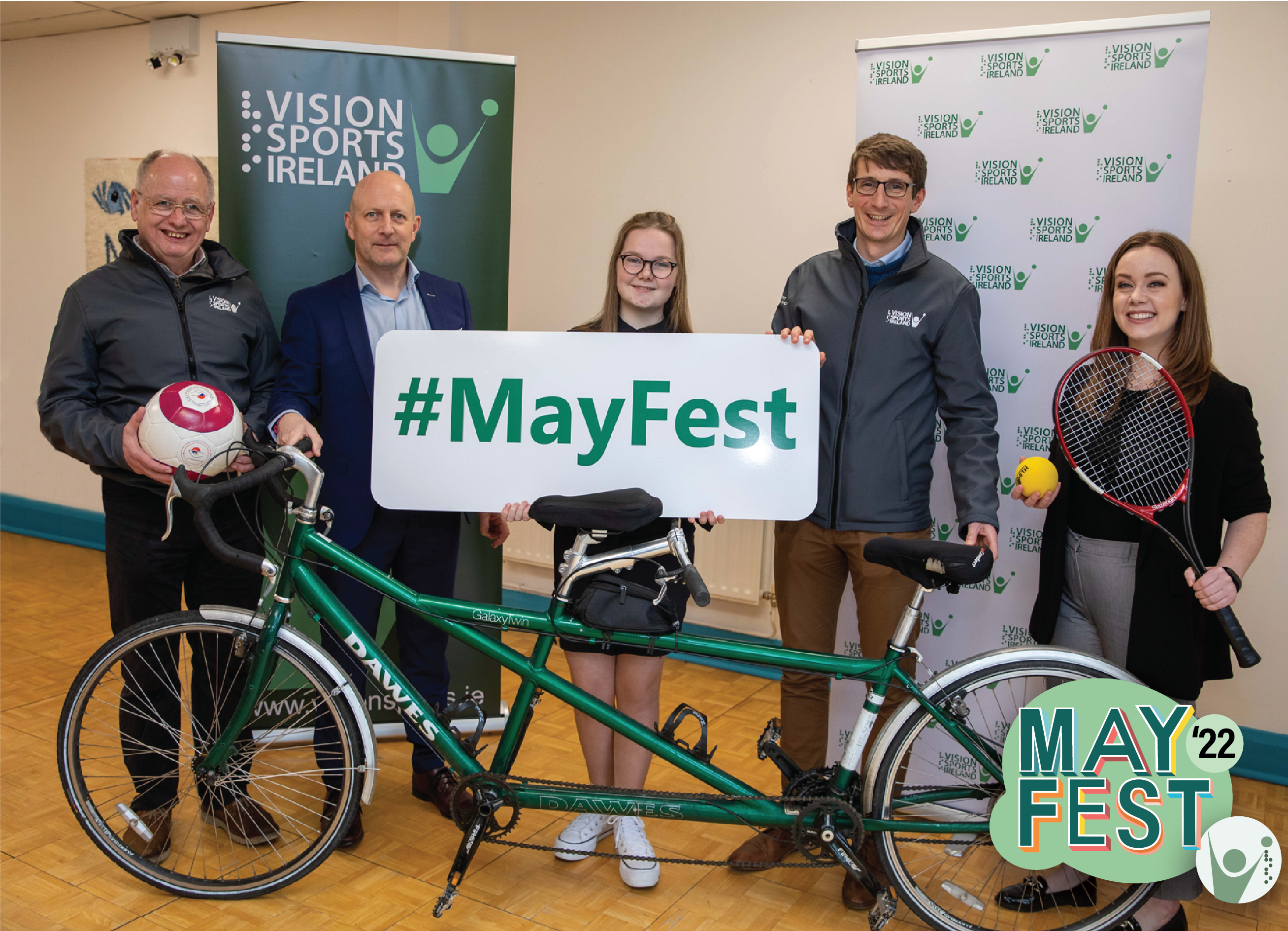 Photo of attendees at launch of MayFest 2022.